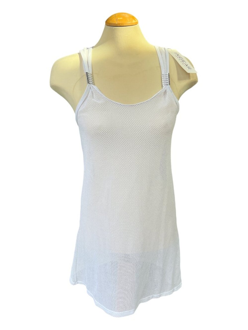 INGEAR RESORT Wear NWT NEW Sport Mesh Dress Coverup Size Medium Fishnet